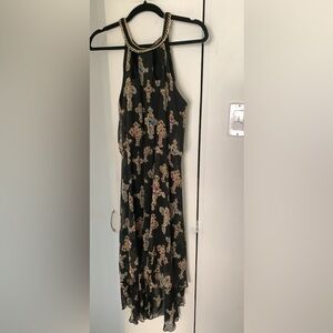 SOLD
Suzy Shier Black Dress with Cross Accents